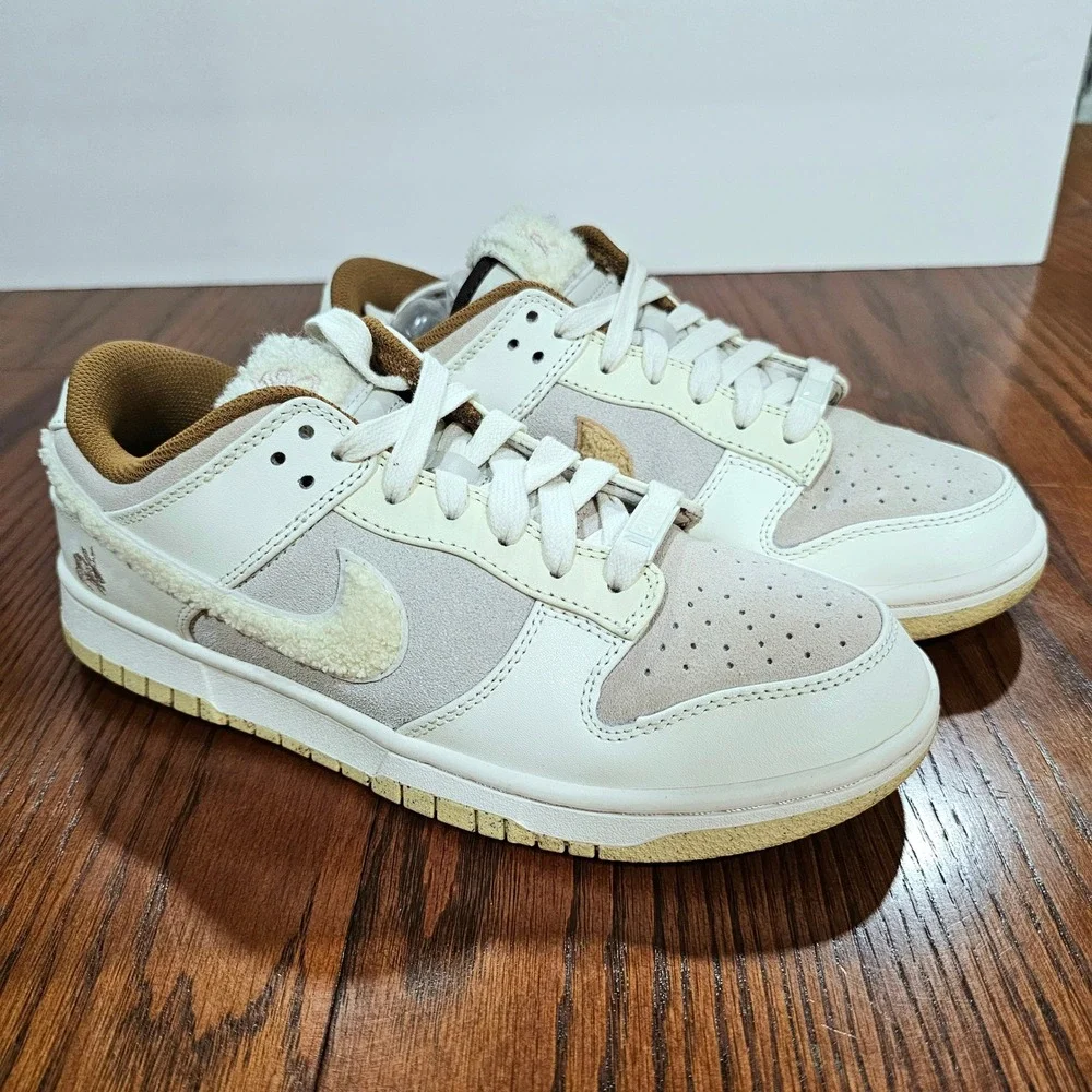 Nike Dunk Low Year of the Rabbit FD4203-211 Fossil Stone Men's 7 Women's 8.5